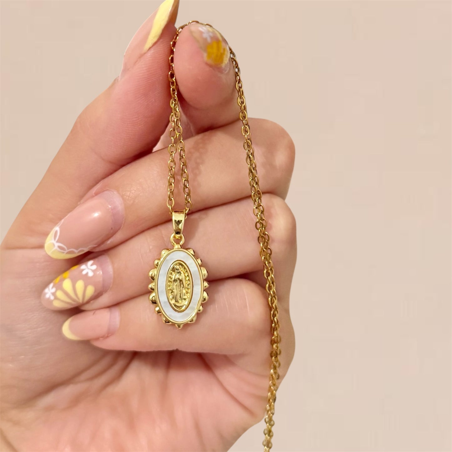 Virgin Mary Virgencita Necklaces Stainless Steel